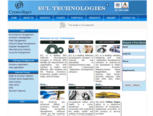 Tablet Screenshot of ecltechnologies.com